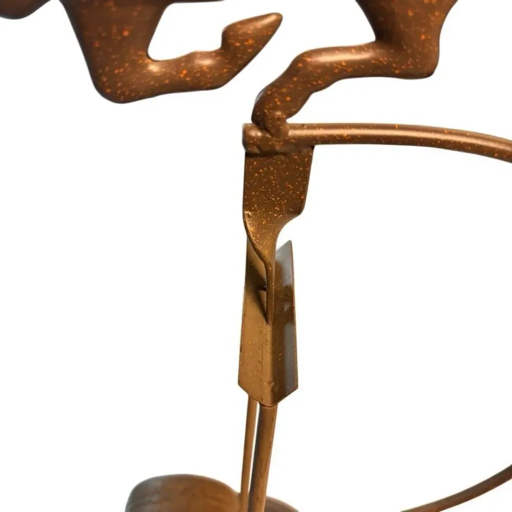 Rustic Metal Horse Tabletop Wind Gauge